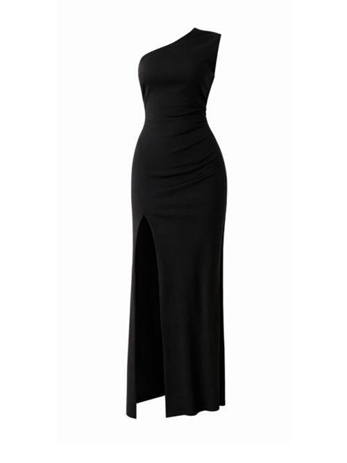 Abito lungo aderente con spacco Patrizia Pepe PATRIZIA PEPE | 2A3021-A738K103